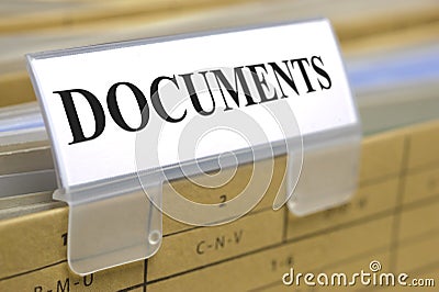 Documents Stock Photo