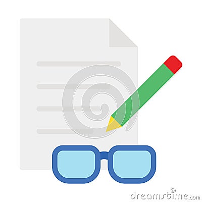 Documents, filen Vector Icon which can easily modify or edit Vector Illustration