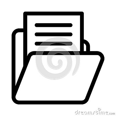 Documents folder icon Stock Photo