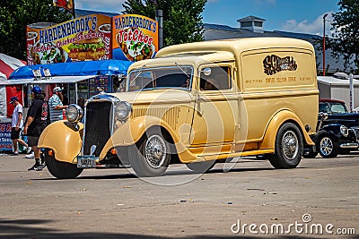 1934 Dodge Brothers Humpback Panel Truck Editorial Stock Photo