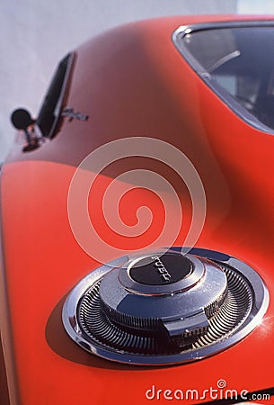 Dodge Charger Daytona Hemi 426 Fuel Cap Stock Photo