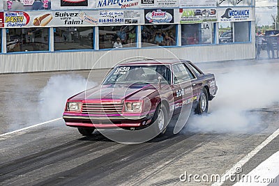 Dodge mirada burnout Editorial Stock Photo