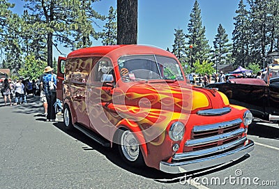 Dodge Panel Truck Editorial Stock Photo