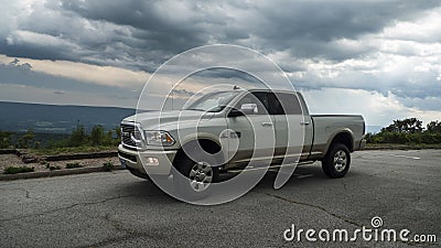 2017 Dodge Ram 2500 Diesel Longhorn Editorial Stock Photo
