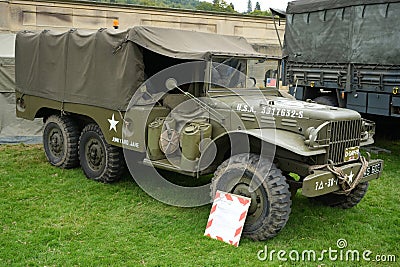 Dodge WC62 American Army Truck. Derbyshire, England, UK. Friday 1 September, 2023. Editorial Stock Photo
