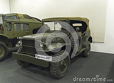 Dodge WC-56 Truck Command Model T-214-B-98 car Editorial Stock Photo