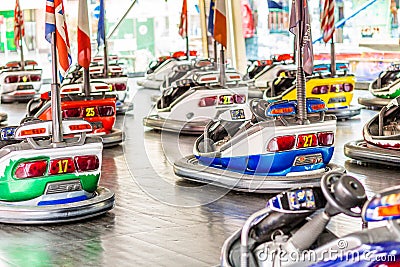 Dodgems Stock Photo