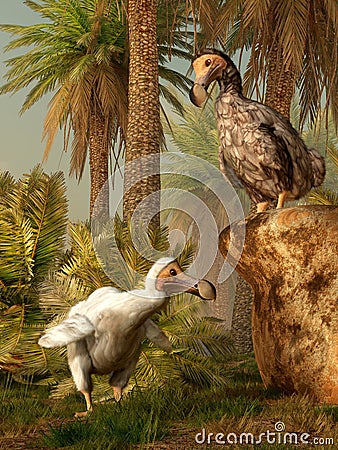 Dodo Birds Stock Photo