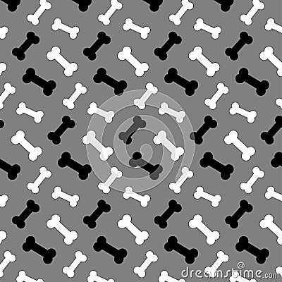 Dog bone pattern Vector Illustration