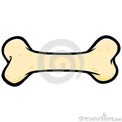 Dog Bone Vector Illustration