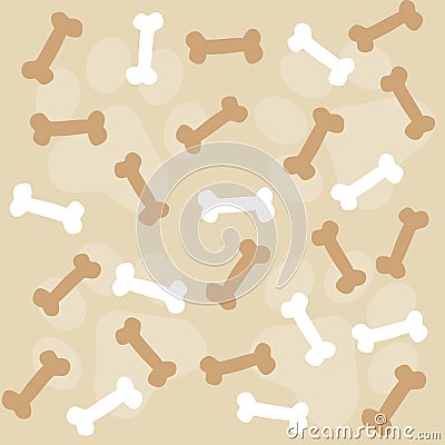 Dog bones seamless Vector Illustration