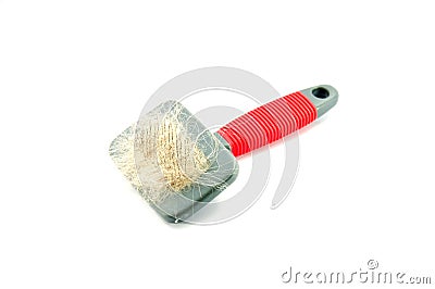 Dog brush Stock Photo