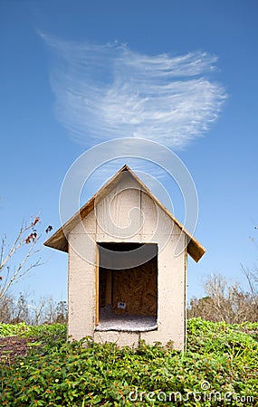 Dog house Stock Photo