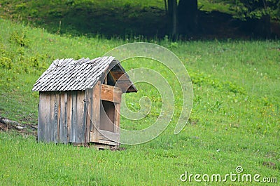 Dog house Stock Photo