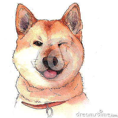 Dog, pet, smile, cute, little puppy Cartoon Illustration