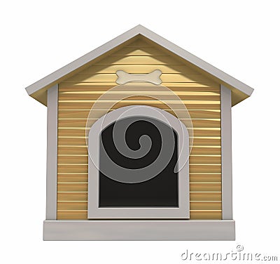 Dog`s kennel Stock Photo