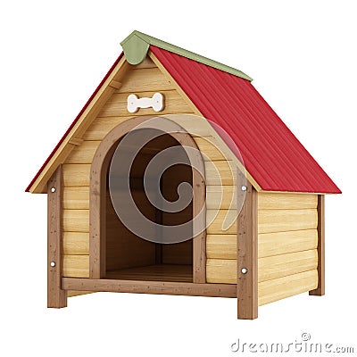 Dog's kennel Stock Photo