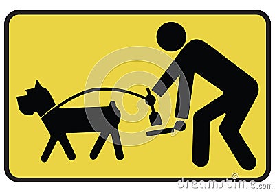 Dog Sign Vector Illustration