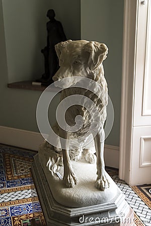 Dog Statue Osborne House Editorial Stock Photo