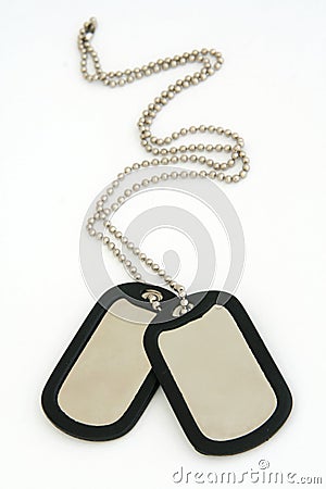 Dog tags Stock Photo