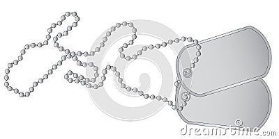 Dog Tags Stock Photo