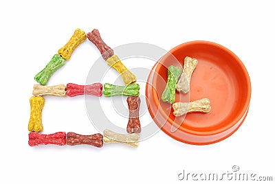 Dog treats Stock Photo