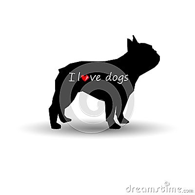 Dog vector breed cute pet animal Vector Illustration