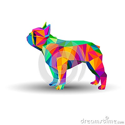 Dog vector breed cute pet animal Vector Illustration