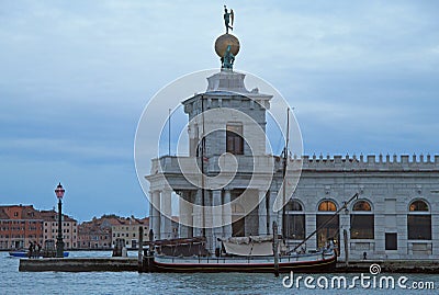 Dogana da mar, former Customs House in Venice, Italy Editorial Stock Photo
