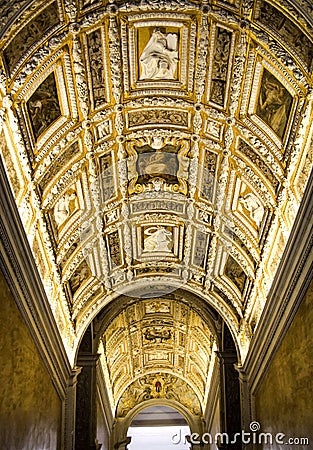 Doge palace staircase, Venice Stock Photo