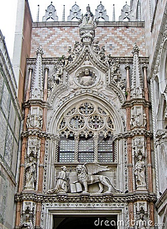 The Doge Palace in Venice Stock Photo