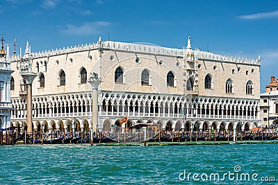 Doge`s Palace in Venice, Italy Stock Photo