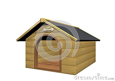 Doghouse Stock Photo