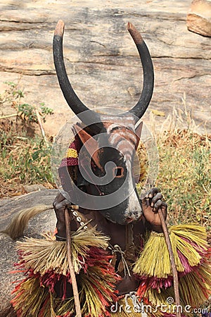 Dogon mask Editorial Stock Photo