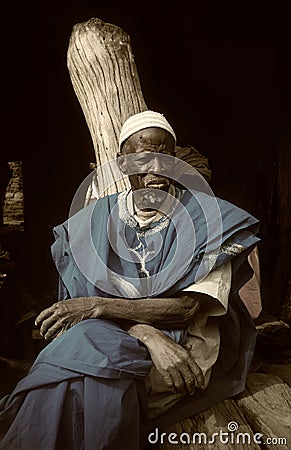 Dogon village, Dogon land, Tireli, Mali, Africa Editorial Stock Photo