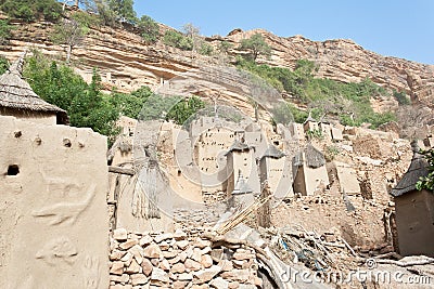 Dogon village, Mali (Africa). Stock Photo