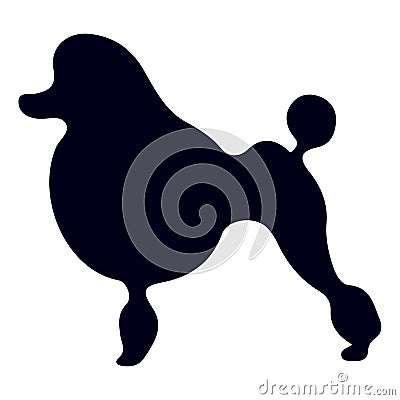 Dog silhouette Vector Illustration