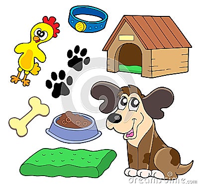 Dogs collection Vector Illustration