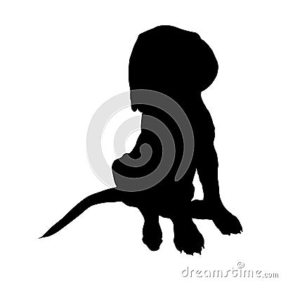 Dogue De Bordeaux Silhouette Vector Found In Map Of Europe Vector Illustration