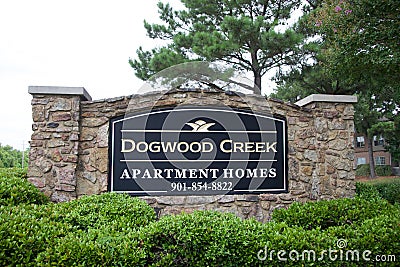 Dogwood Creek Apartment Homes Memphis Editorial Stock Photo