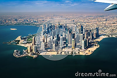 Doha city view Stock Photo