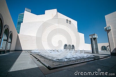 Doha Islamic Museum Architecture Editorial Stock Photo