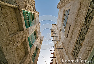 Doha old Market Souq Waqif buildings Stock Photo