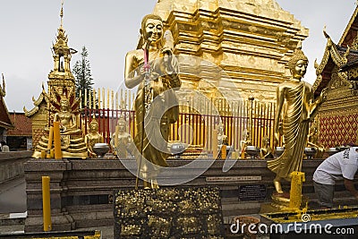 Doi Suthep, temple in Chiang Mai, Thailand Stock Photo