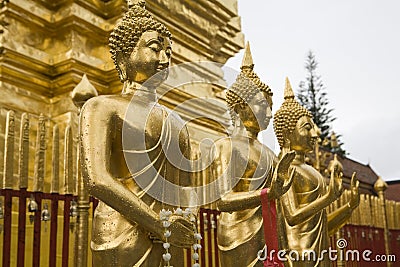 Doi Suthep, temple in Chiang Mai, Thailand Stock Photo