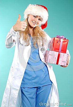 Doktor - christmas Stock Photo