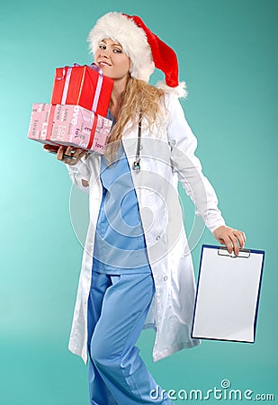 Doktor - christmas Stock Photo