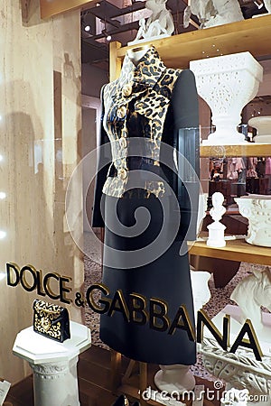 Dolce & Gabbana fashion store in Rome, Italy Editorial Stock Photo