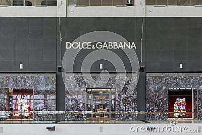 Dolce & Gabbana Store Editorial Stock Photo