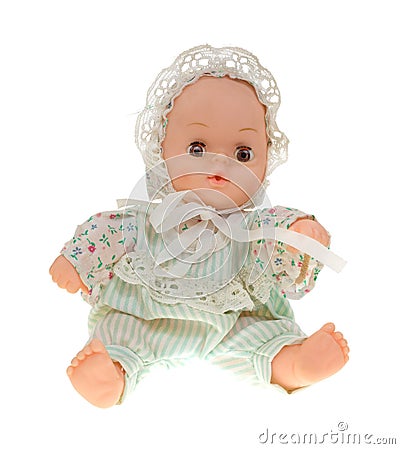 Doll Sitting Stock Photo